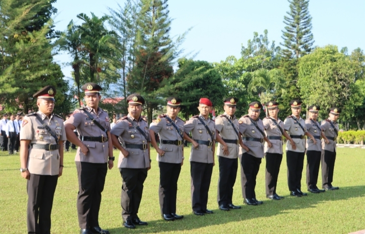 Sertijab, Ini Daftar Perwira yang Resmi Menjabat di Polres Kepahiang