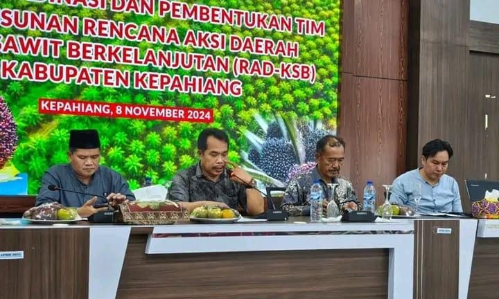 Pemkab Kepahiang Susun Rencana Aksi Daerah Kelapa Sawit Berkelanjutan