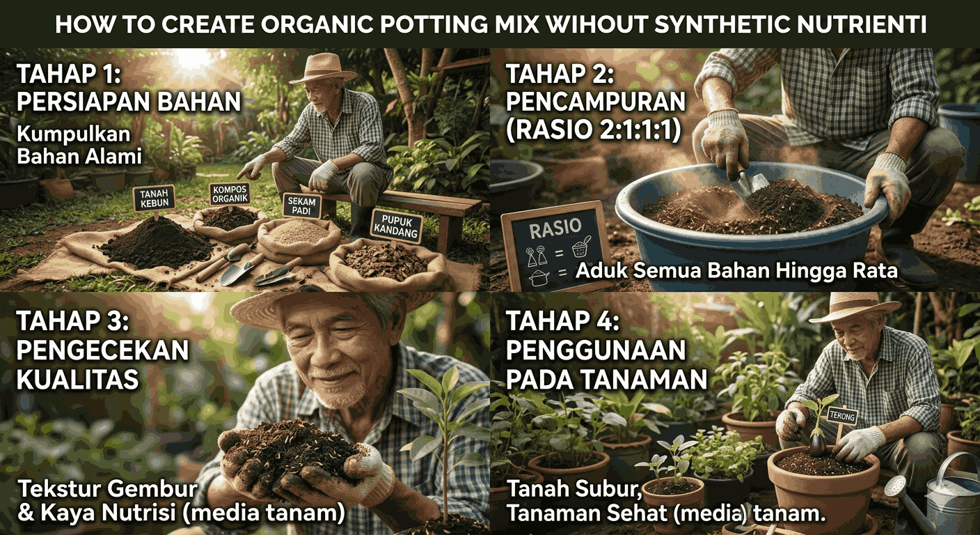Solusi Lahan Sempit, Begini Cara Buat Media Tanam Tanpa Pakai Air Nutrisi