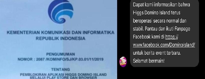 TEGAS! HDI Beri Kepastian Terkait Pemblokiran Aplikasi Higgs Domino Island, Ternyata....