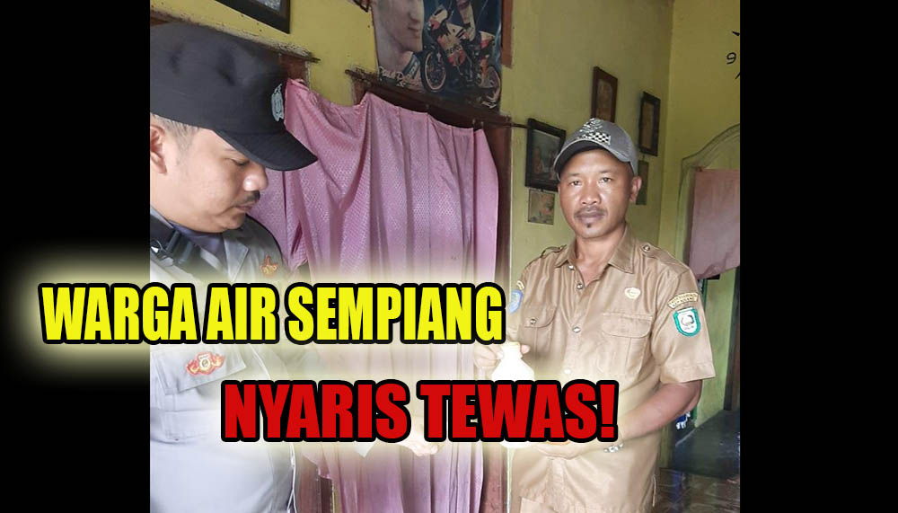 Diduga Masalah Rumah Tangga, Pemuda Air Sempiang yang Nekat Tenggak Racun Rumput Itu Sudah Beristri