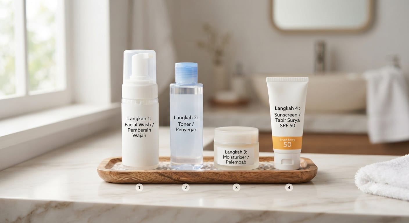 Untuk Pemula yang Tepat, Ini Urutan Skincare di Pagi Hari