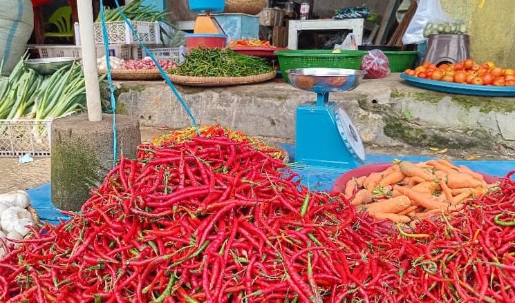 MENYALA! Harga Cabai di Kepahiang Tembus Rp70 Ribu/Kg