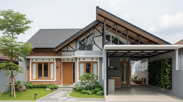 Sedang Tren di 2026, 3 Desain Gambar Rumah Minimalis Miring