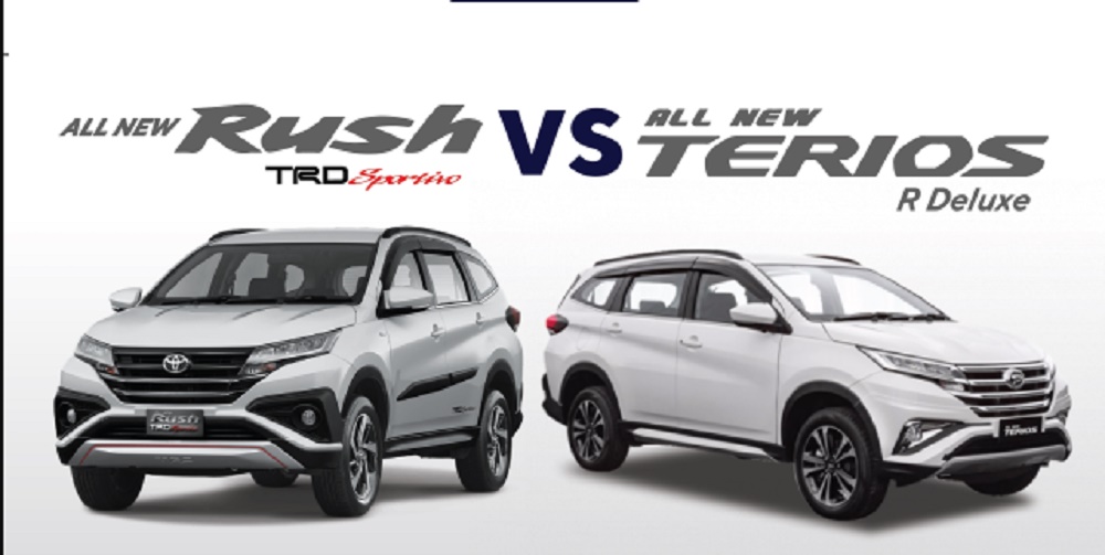 Apa Benar Terios Lebih Unggul, Cek Ini Perbandingan Mobil SUV Toyota Rush dan Daihatsu Terios 2024 