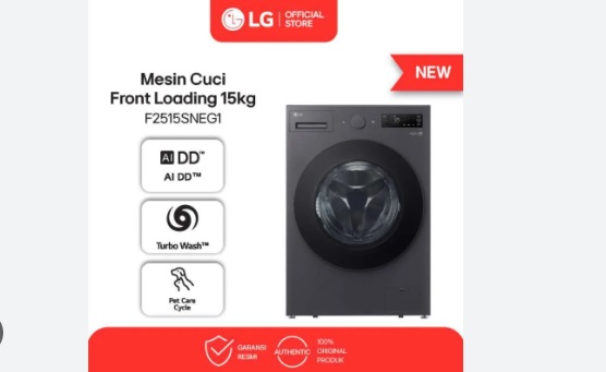 3 Pilihan Mesin Cuci Front Loading LG Terbaru