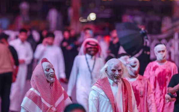 Sungguh Mengejutkan, Untuk Pertama Kalinya Arab Saudi Rayakan Halloween