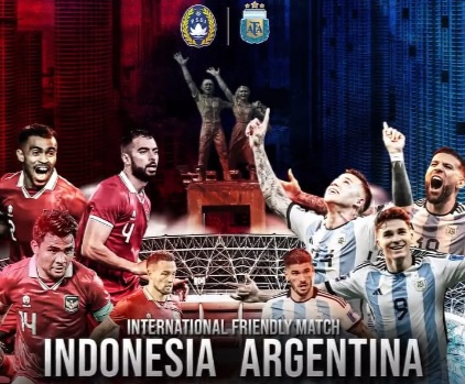 Jadwal Siaran Langsung Pertandingan Timnas Indonesia Melawan Argentina