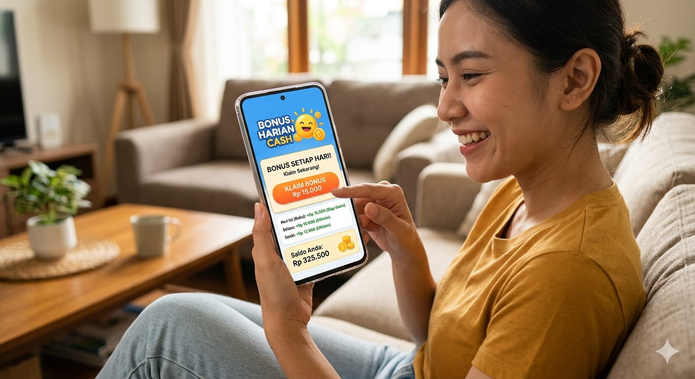 Setiap Hari Banyak Bonus, Ini Misi Harian Aplikasi Penghasil Uang