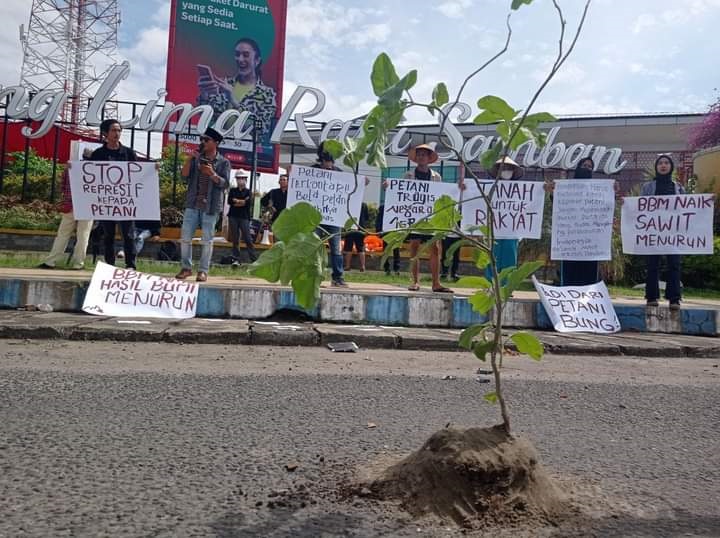 Koalisi Bela Petani Gelar Aksi Simpatik