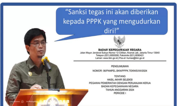 Ingat Ada Sanksi Bagi PPPK Mengundurkan Diri, Jangan Gegabah!