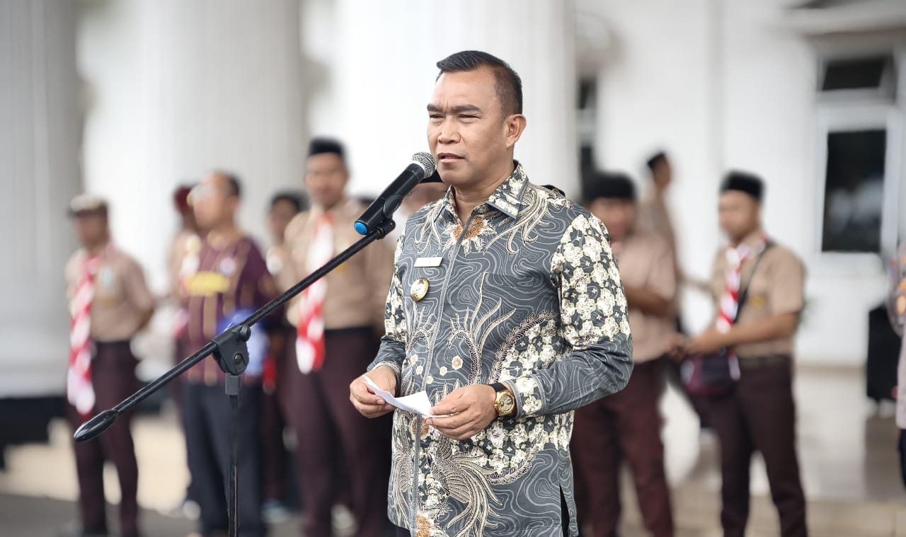 Kontingen Jambore Pramuka Dilepas Bupati, Nata: Jaga Nama Baik Daerah!
