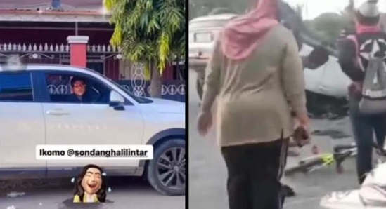 NAAS Pamer Mobil Baru, Bocah SMP Berakhir Kecelakaan  