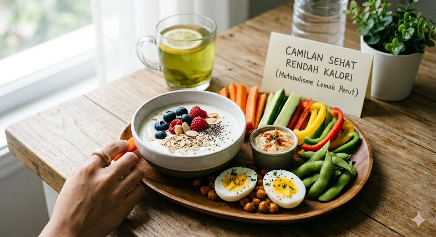 Solusi Efektif Membakar Lemak Perut, Ini Camilan Rendah Kalori Saat Diet Ketat