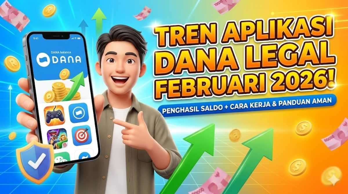 Tren Aplikasi Penghasil Saldo DANA Legal 2026,  Ini Cara Kerja dan Panduan Aman Penggunaannya!