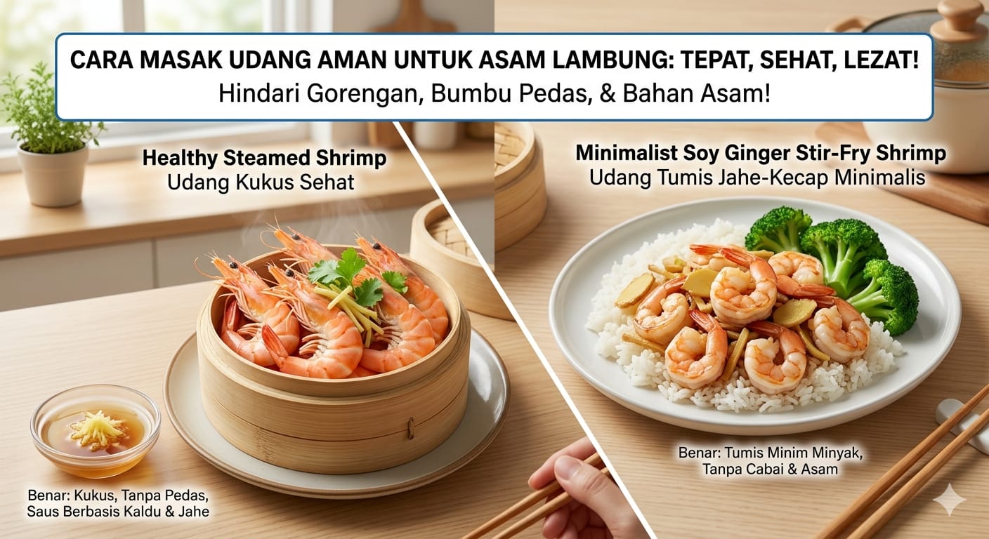 Aman Jika Dimasak Tepat, Udang untuk Asam Lambung!