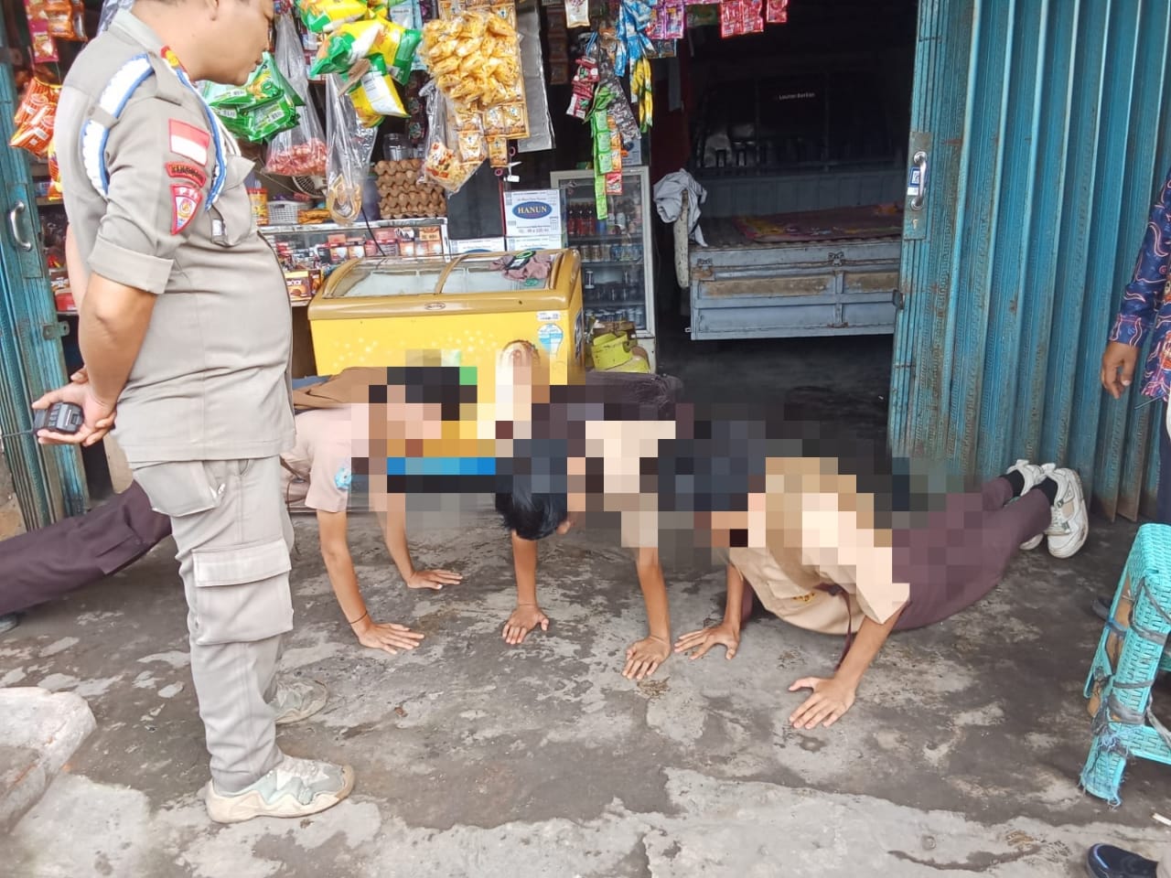 Asyik Nongkrong, Pelajar di Kepahiang Terjaring Razia Satpol PP