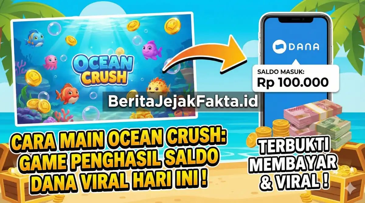 Game Penghasil Saldo DANA yang Viral Hari Ini, Ocean Crush!