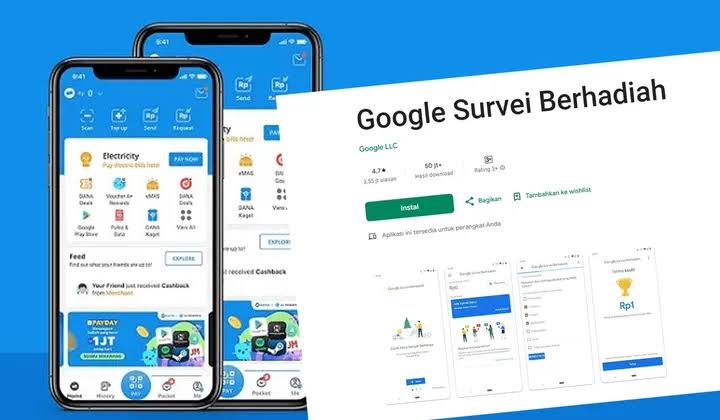 Saldo DANA Gratis dari Google Rp600ribu, Cuma dengan Isi Survei
