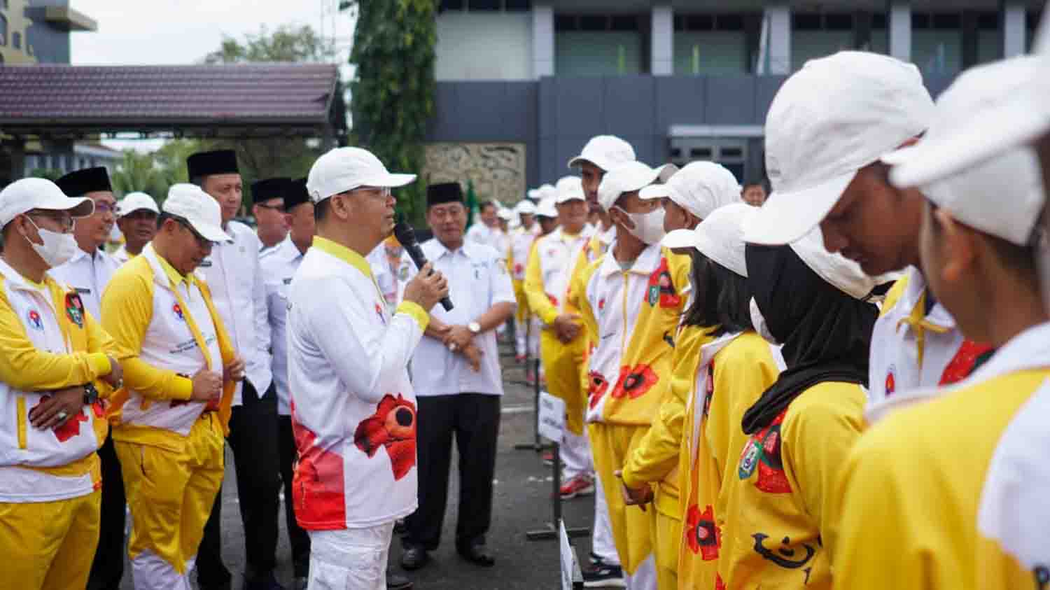 Ikut Pra Popnas, Provinsi Bengkulu Berangkatkan 134 Atlet