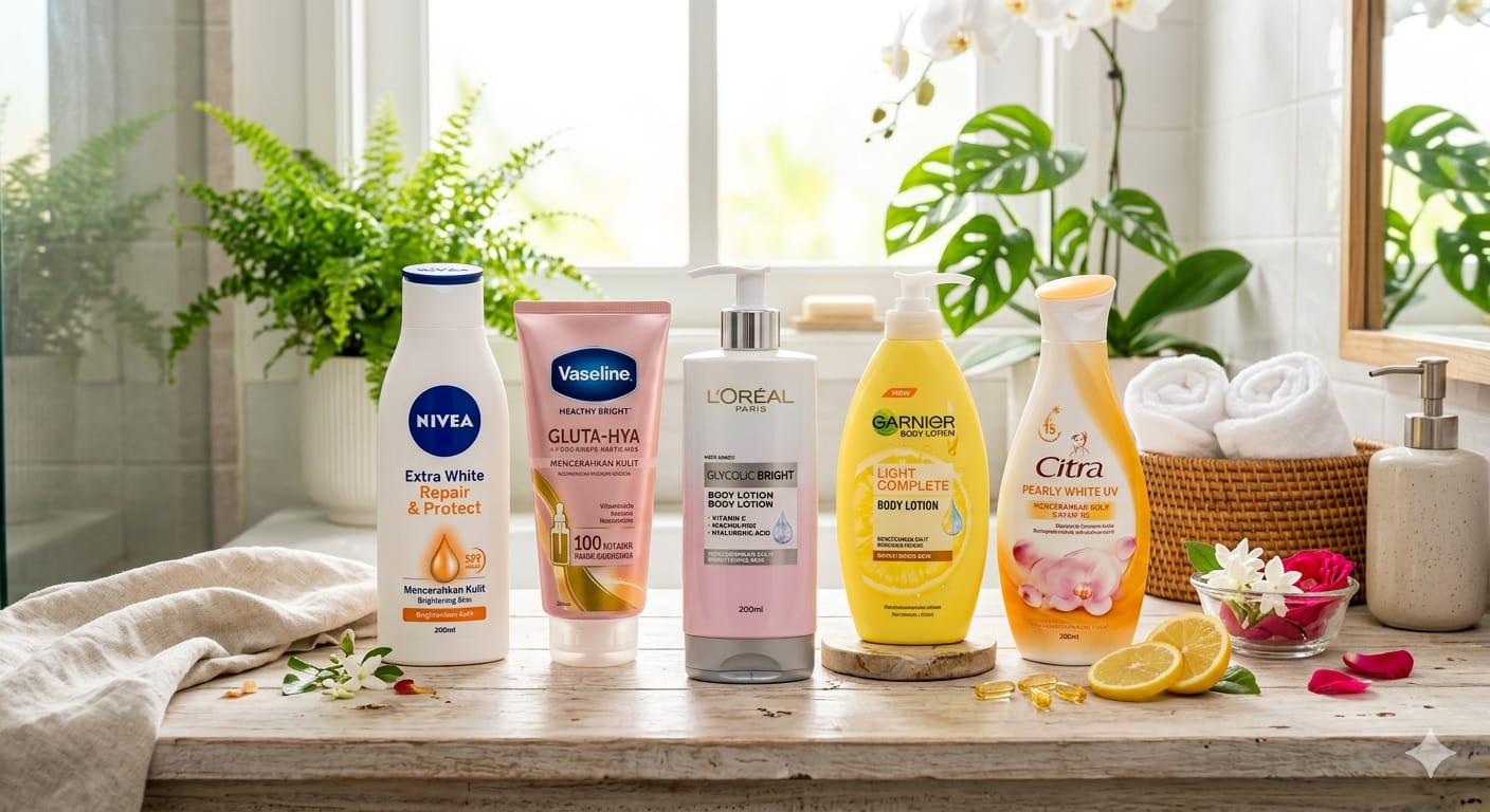 Cepat Mencerahkan Kulit, Gunakan 5 Body Lotion Ini