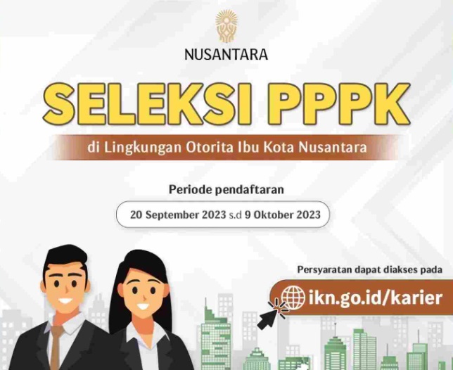 Buruan Daftar PPPK IKN 2023 Resmi Dibuka, Cek Daftar Formasi dan Persyaratan Pendaftarannya Disini