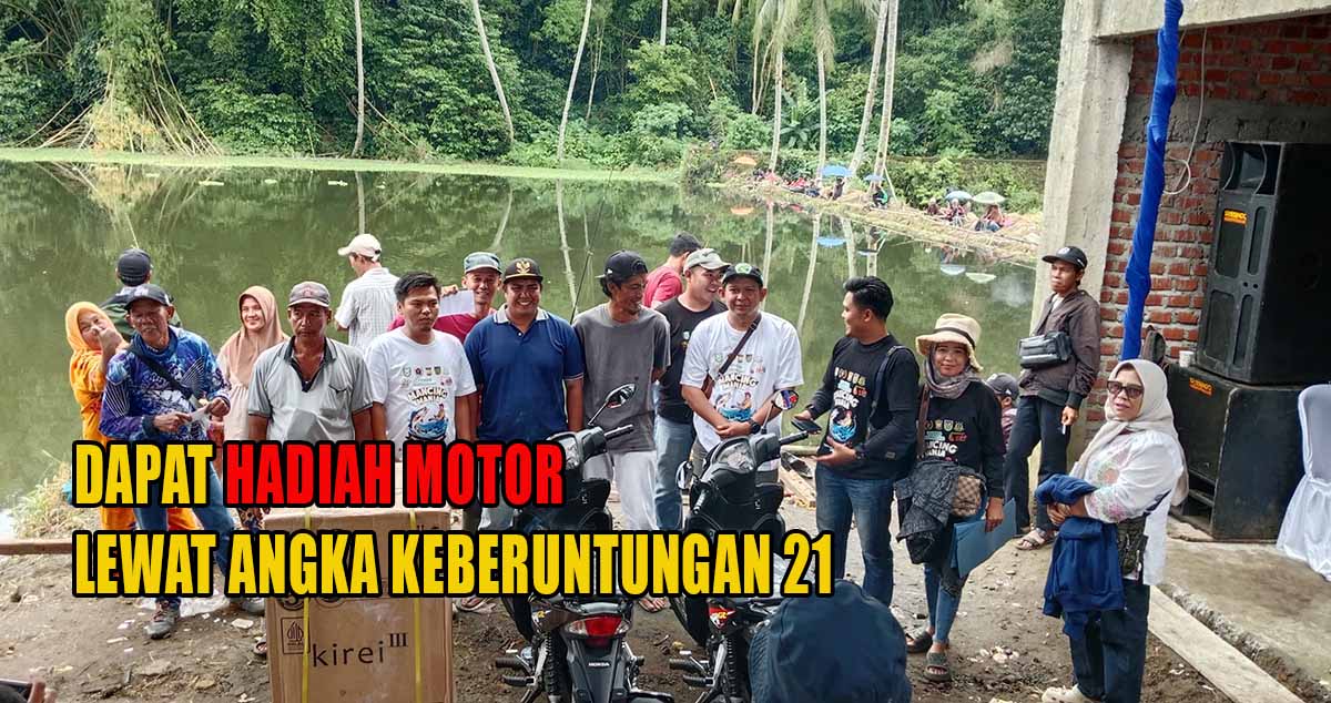 Mengejutkan! Lewat Angka 21 Peserta Mancing Mania PWI dan HUT Kepahiang Berhasil Bawa Motor Pulang