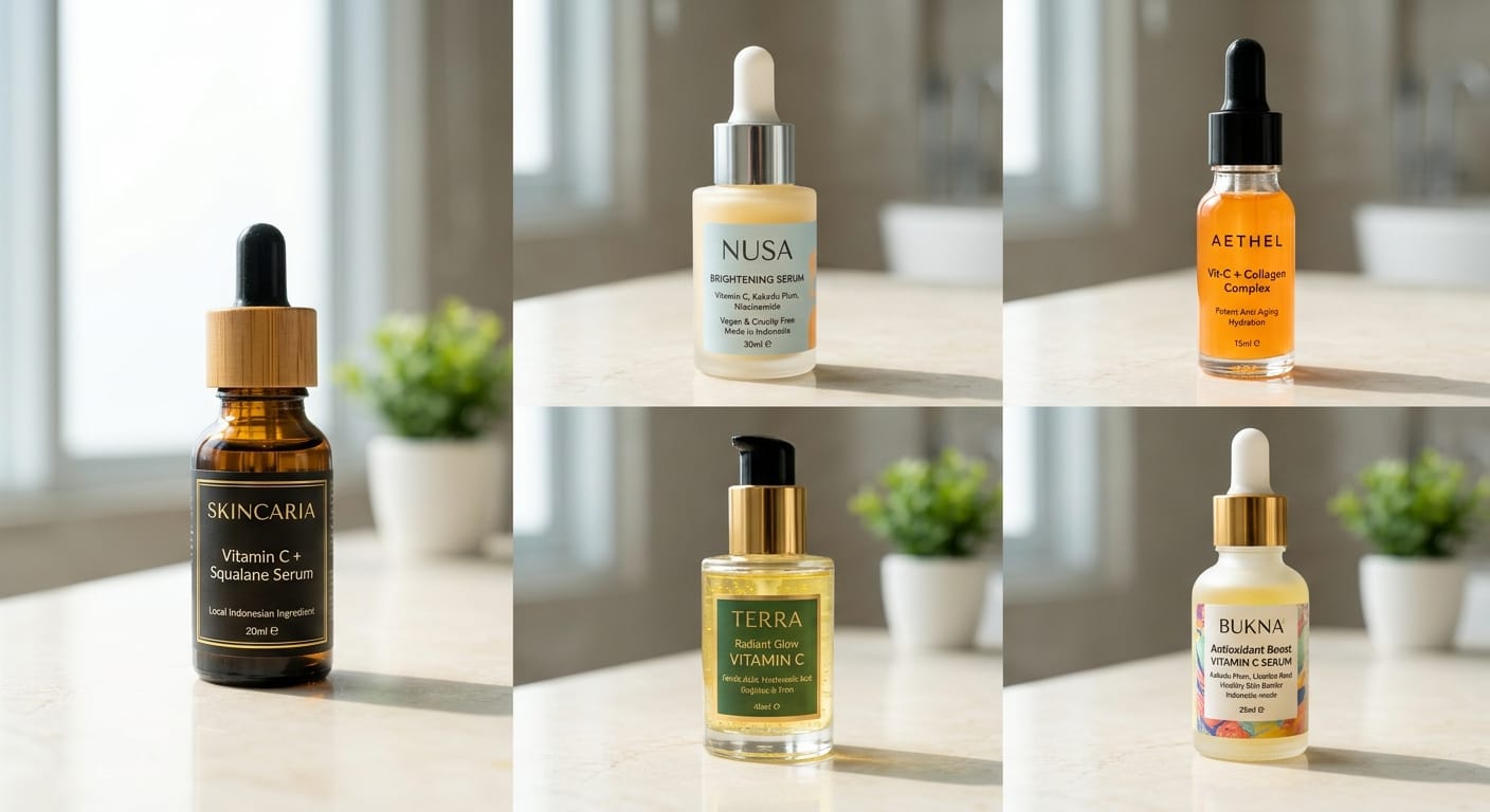 Cerahkan Kulit Kusam, Ini 5 Serum Vitamin C Lokal