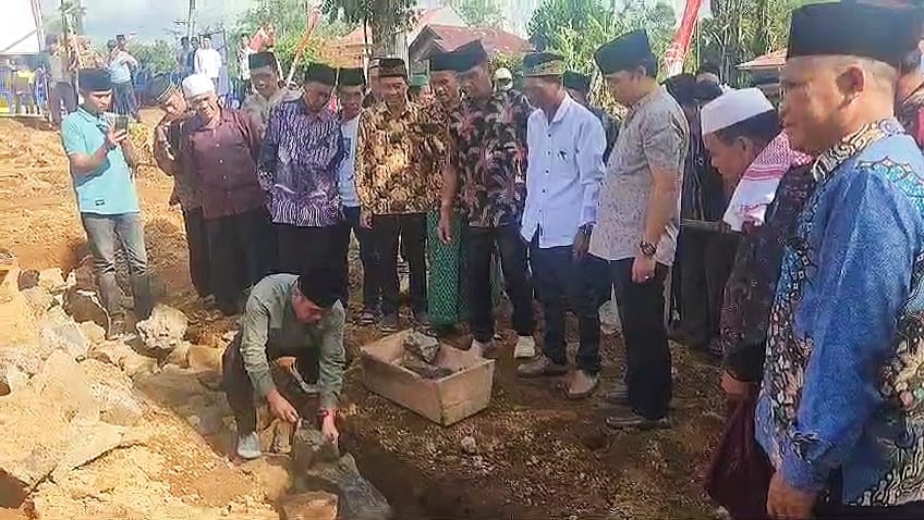 Masjid Al-Ikhlas Pungguk Beringang Resmi Dibangun, Ini Pesan Edwar Samsi