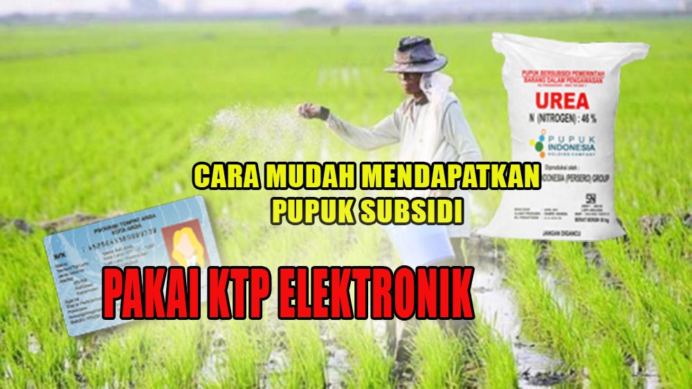 Pemerintah Permudah Petani Mendapatkan Pupuk Subsidi, Cukup Mengguakan KTP Elektronik!