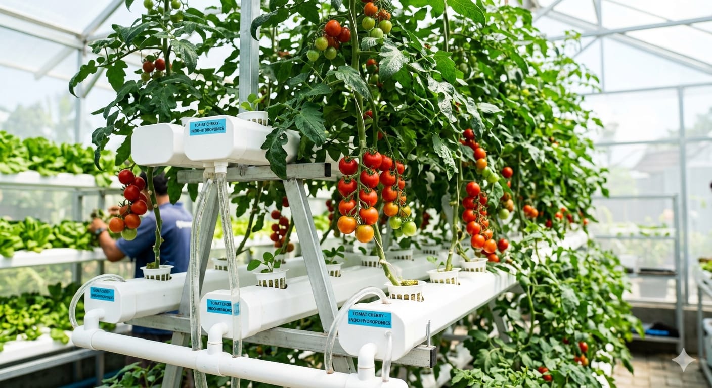 Ikuti Langkah Ini, Cara Buat Hidroponik Tomat Cherry Panen 2 Bulan