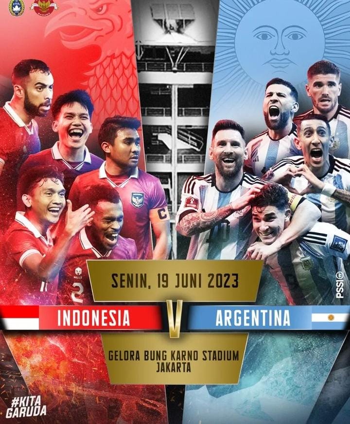 Cek Sekarang, Jadwal Indonesia VS Argentina Resmi Diumumkan