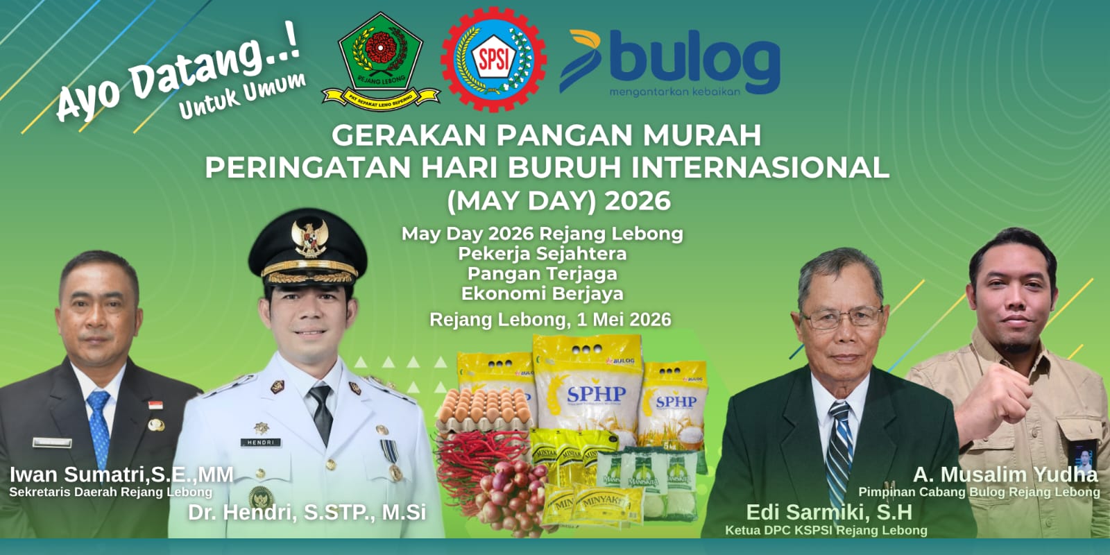 Sambut May Day 2026, Rejang Lebong Gelar Pasar Murah 