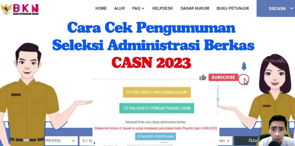 Pengumuman Seleksi Administrasi CPNS 2023 Mulai Hari Ini, Ini Cara Mengecek dan Ciri-Ciri Lolos atau Tidak!