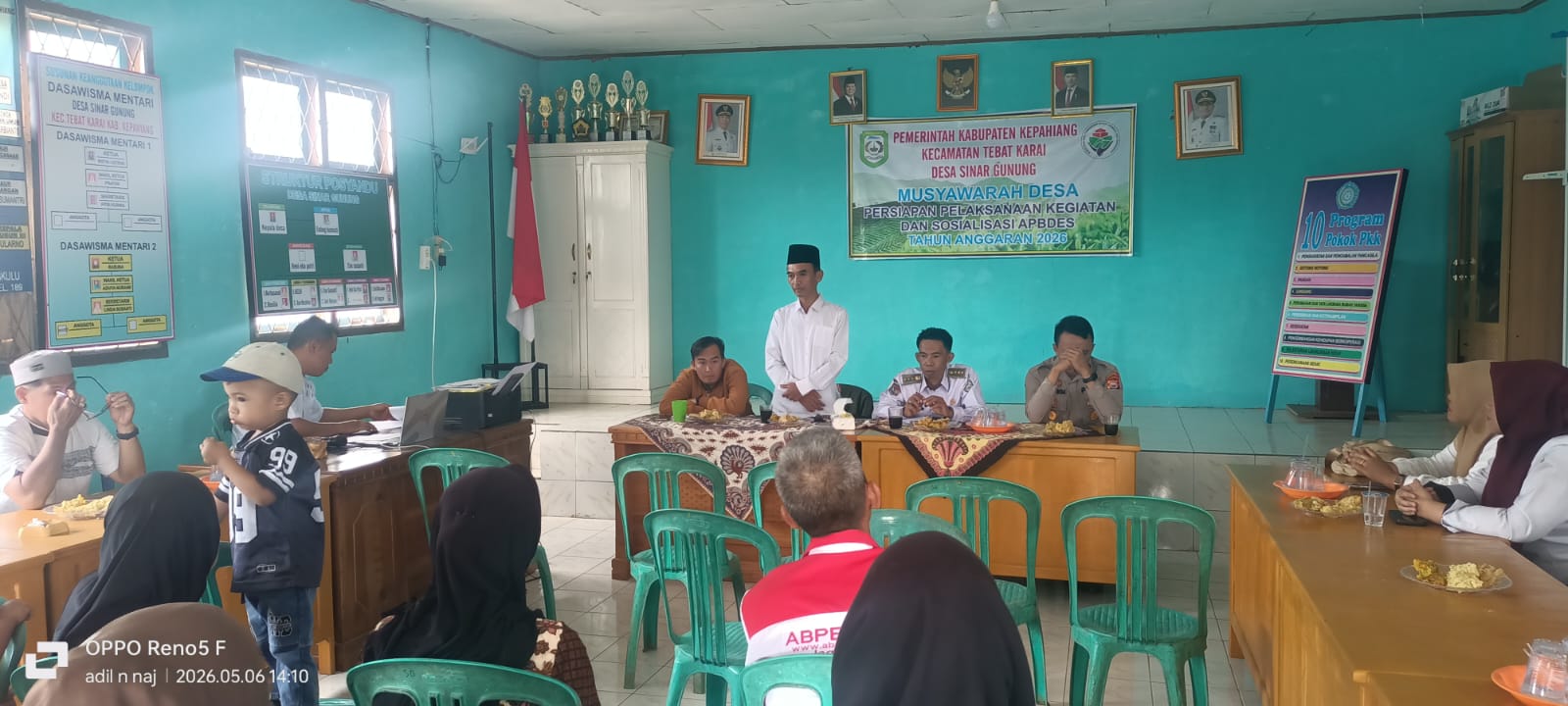 Realisasi DD Tahun 2026 Desa Sinar Gunung Pasang Lampu Jalan dan CCTv