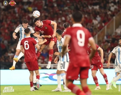 Kalah Melawan Argentina Timnas Indonesia Turun Peringkat 