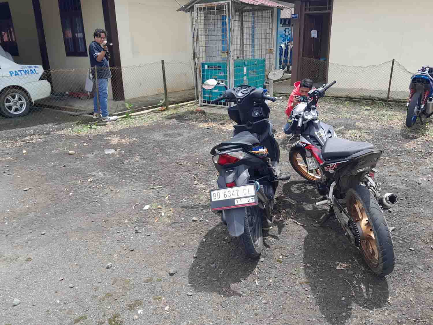 Bubarkan Balap Liar, 2 Motor Ditahan 