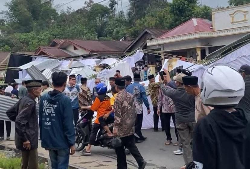 Tenda Ambruk, Pesta Pernikahan Warga Kepahiang Berakhir Mencekam
