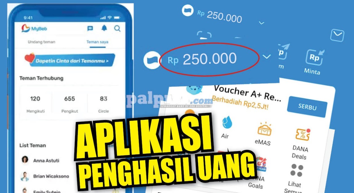 Cari Uang Lewat Internet, Cobain Segera Cara Mudah Hasilkan Saldo Dana Gratis dari Internet Berikut Ini