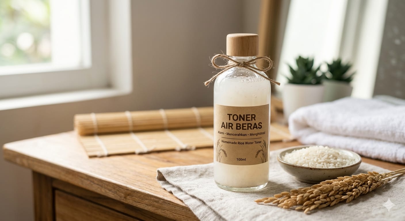 Kulit Cerah, Ini Cara Membuat Toner Air Beras dengan Mudah
