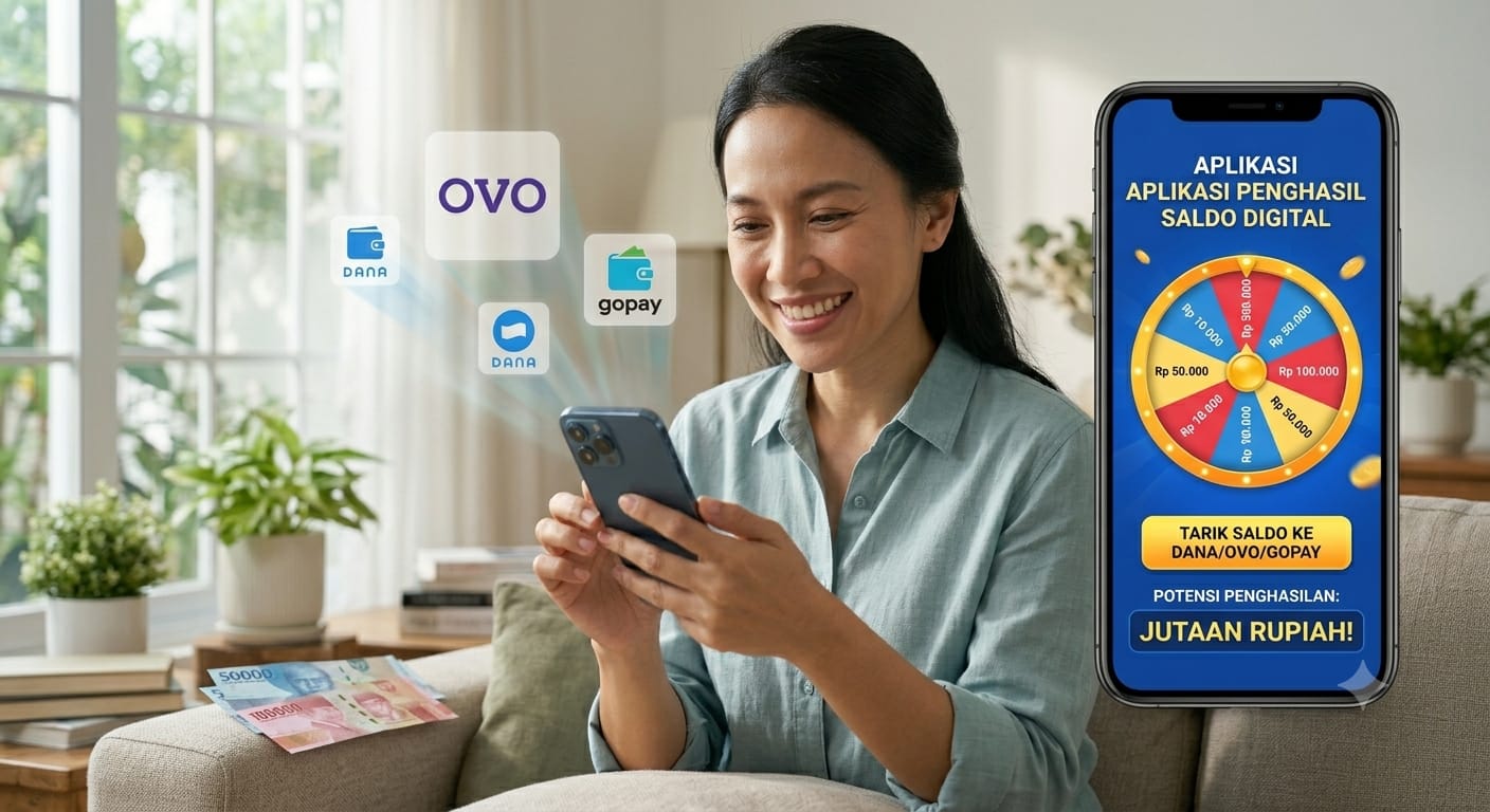 Potensi Penghasilan Seratus Ribu Rupiah, Ini Aplikasi Penghasil Game Berhadiah Saldo Digital!