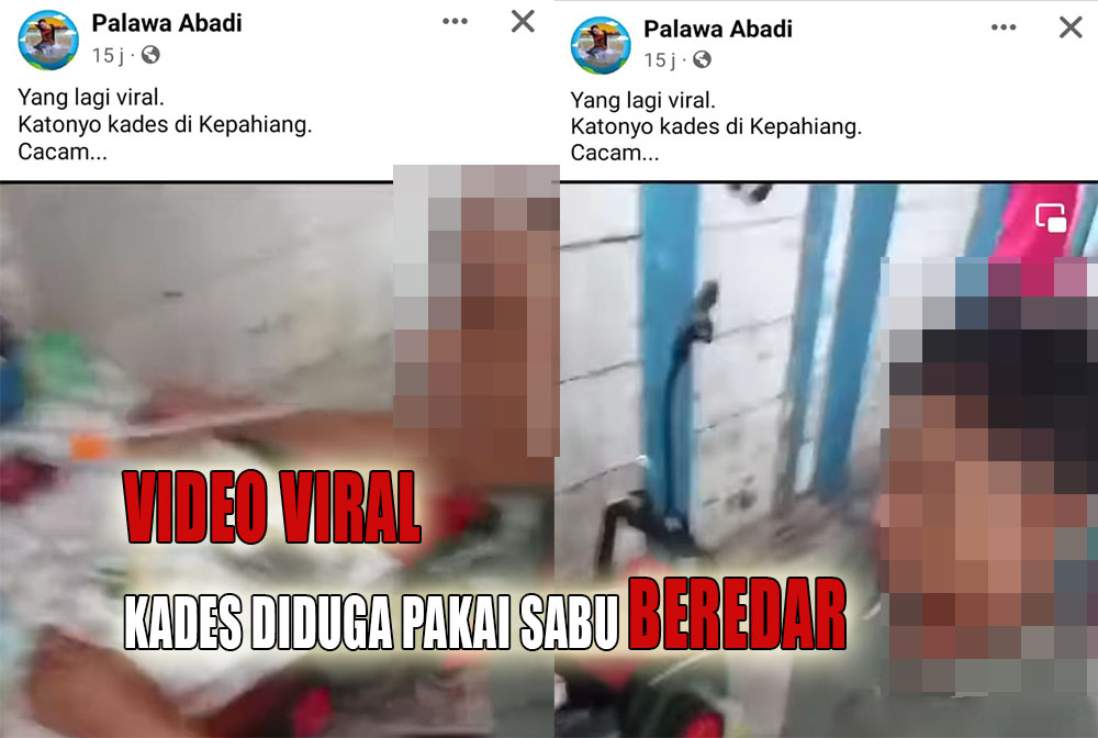VIRAL! Video Kades Diduga Pakai Sabu Beredar Luas di Media Sosial, Netizen: Proses Hukum