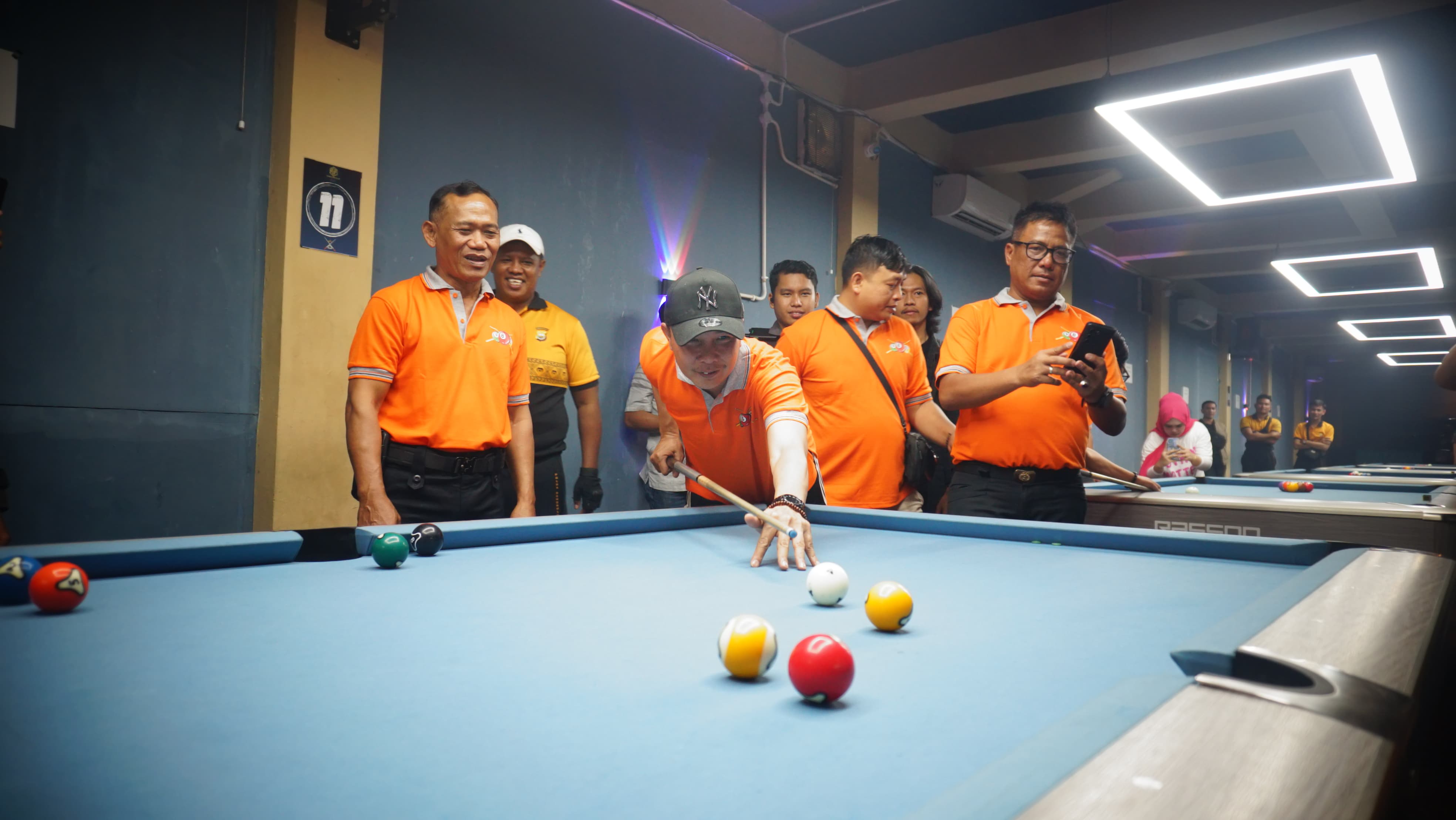 Diikuti 64 Peserta, Bupati Rejang Lebong Resmikan Pembukaan Turnamen Biliar Bhayangkara Cup 2025