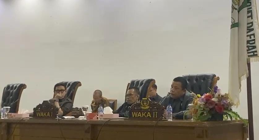 Sidang Paripurna Nota Pengantar APBD TA 2027 'Panas', Dewan Singgung Soal Program Infrastruktur Tidak Merata!