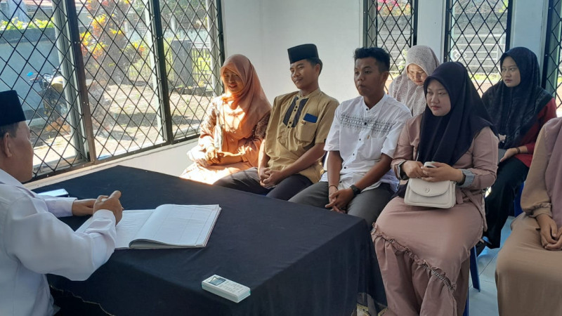 KUA Merigi Gandeng Puskesmas Laksanakan Bimbingan Pranikah