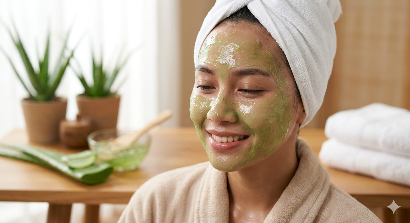 Wajah Glowing, Ini Cara Memakai Masker Lidah Buaya
