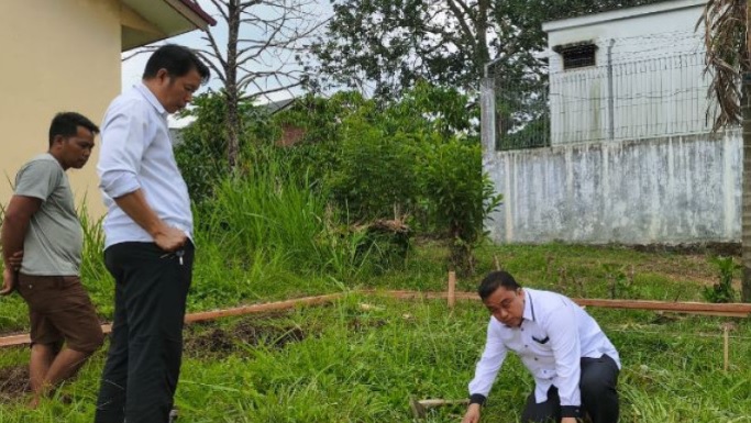 KUA Tebat Karai Buka Layanan Pengukuran Arah Kiblat, Polsek Tebat Karai Bangun Musala!