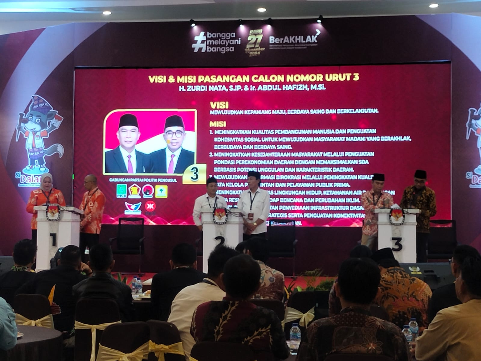 Debat Publik Calon Bupati dan Wakil Bupati Kepahiang Tuntas, Ini Harapan KPU Kepahiang!