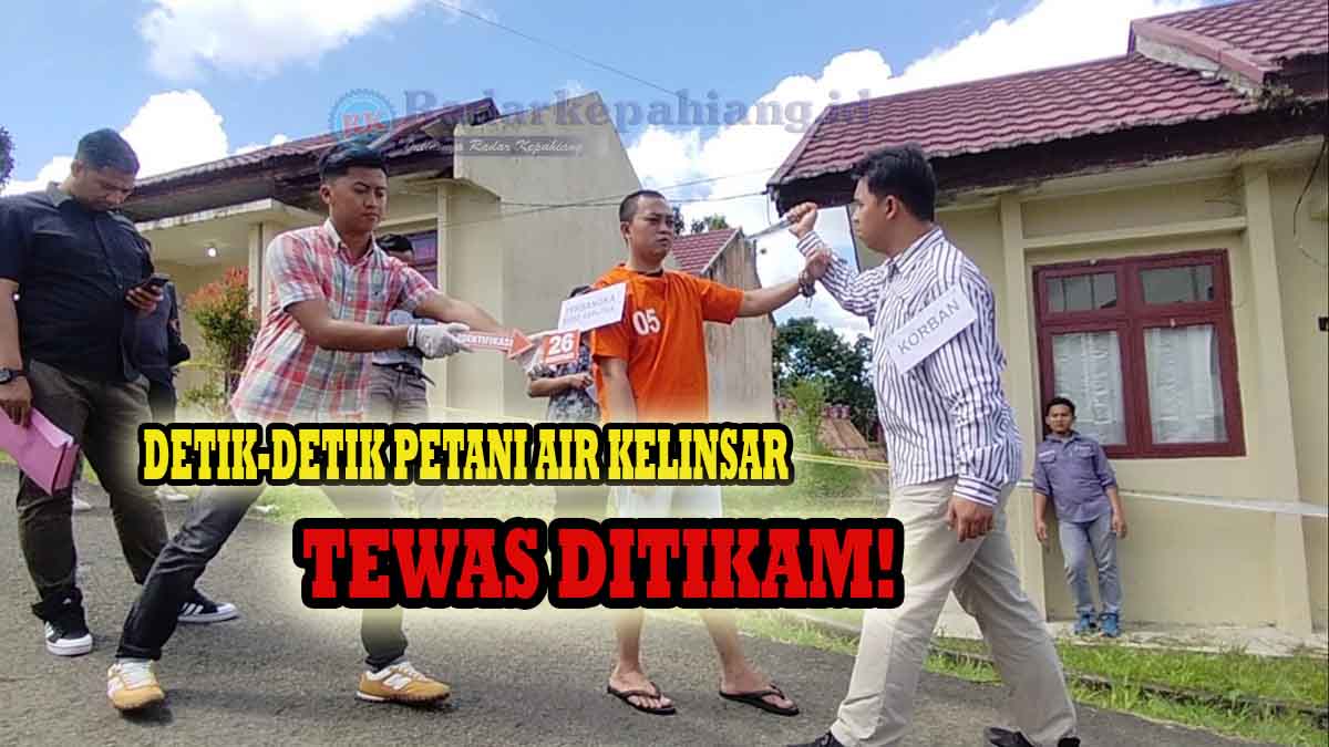 Detik-Detik Petani Air Kelinsar Tewas Ditikam Senjata Tajam Miliknya Sendiri, Tersangka Menyangkal!