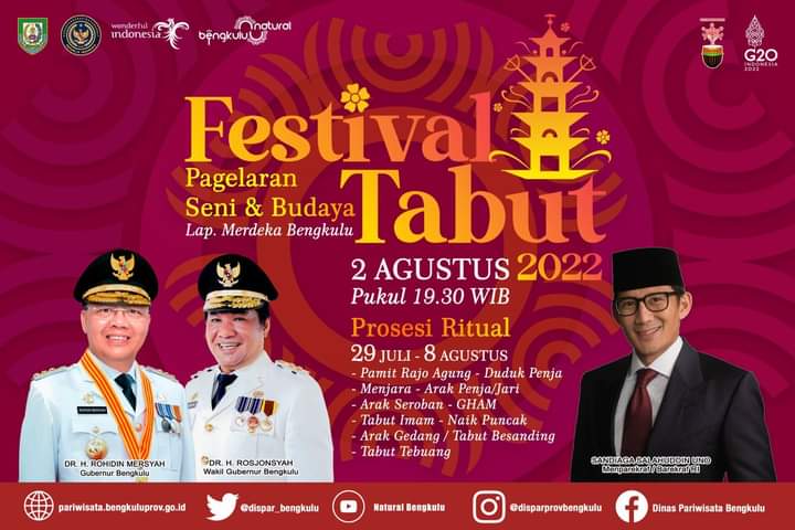 Festival Tabut Digelar Terbuka